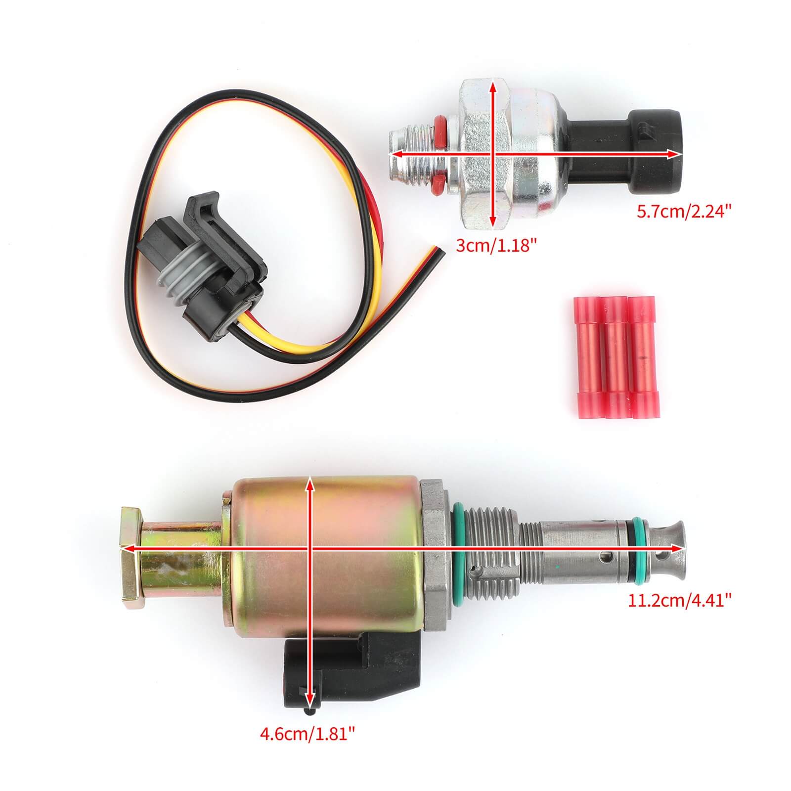 Pressure Regulator Sensor Valve ICP IPR F81Z9C968AB Fit For Ford E-350 Club Wagon 03 F-250 Super Duty 99-03 Excursion 00-01