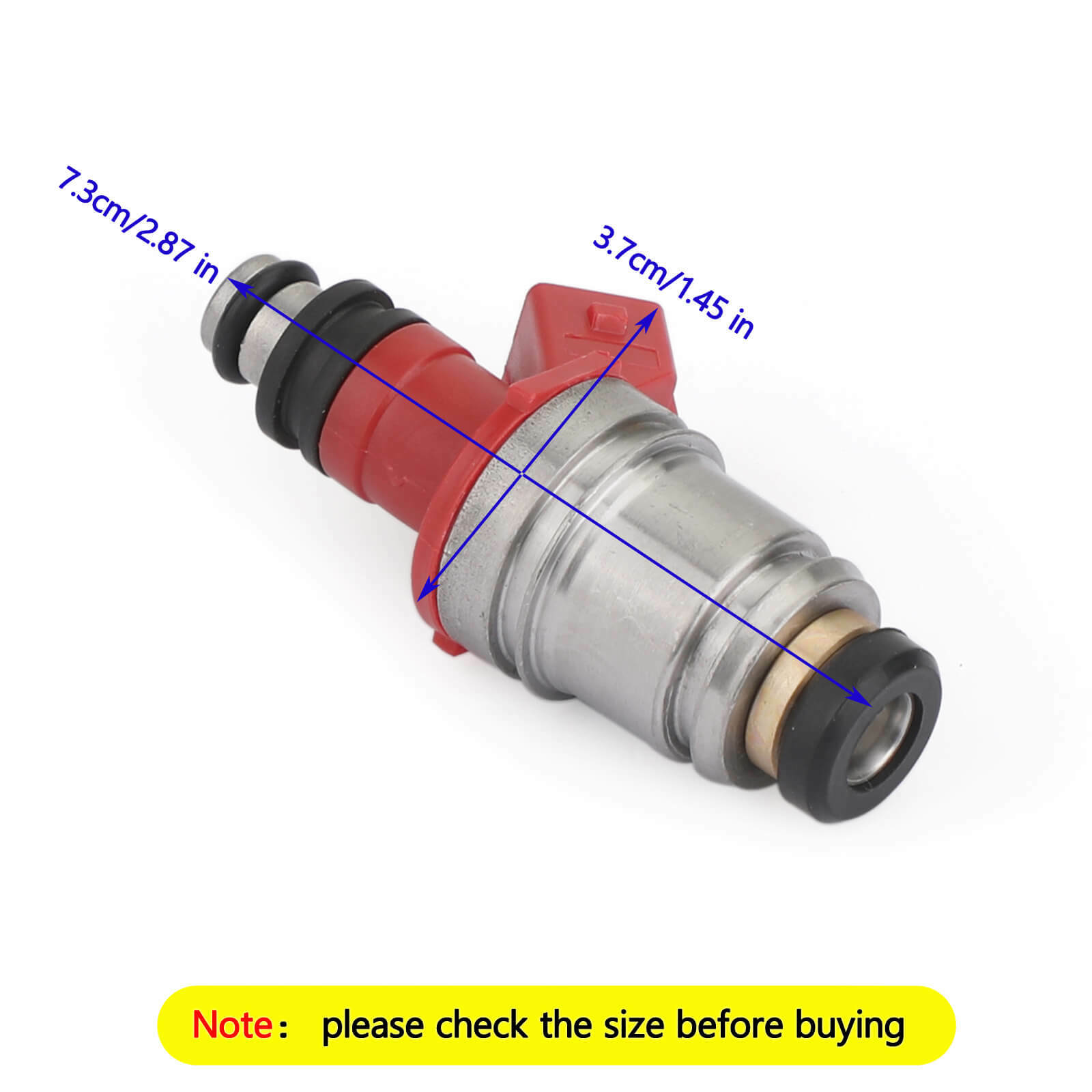 4PCS Fuel Injectors 16600-86G00 16600-86G10 For Nissan D21 90-94 Pickup 95 Red
