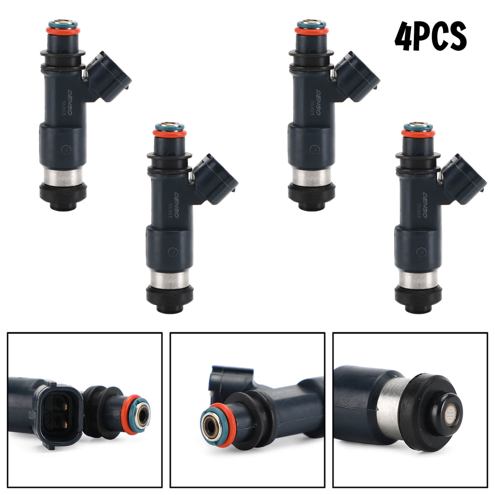 4PCS Fuel Injectors 1465A051 Fit for Mitsubishi Eclipse Galant 2.4L 04-12