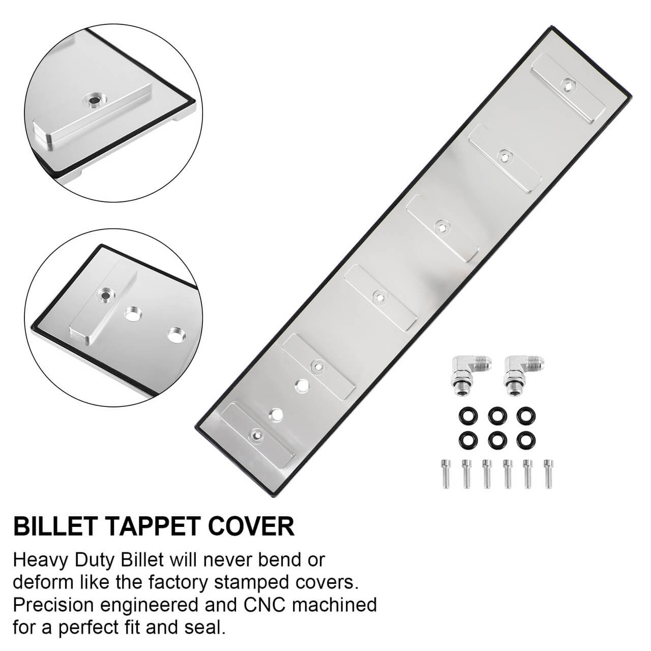 Billet Tappet Cover Fit For 1989 - 2002 Cummin's 5.9L Diesel Engines