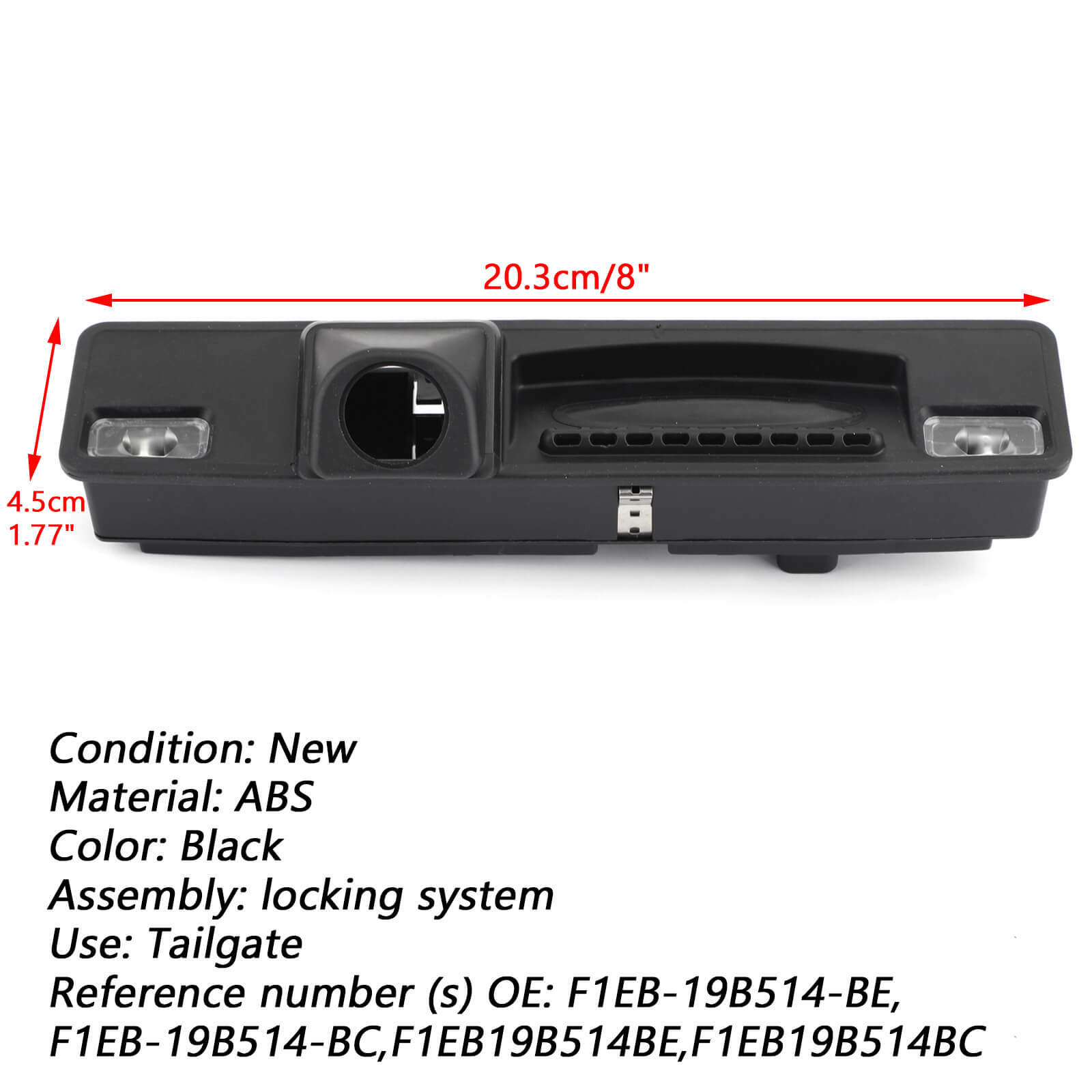 Boot Tailgate Handle Trunk Handle Switch F1EB-19B514-BE For 2012-2018 Ford Focus ST