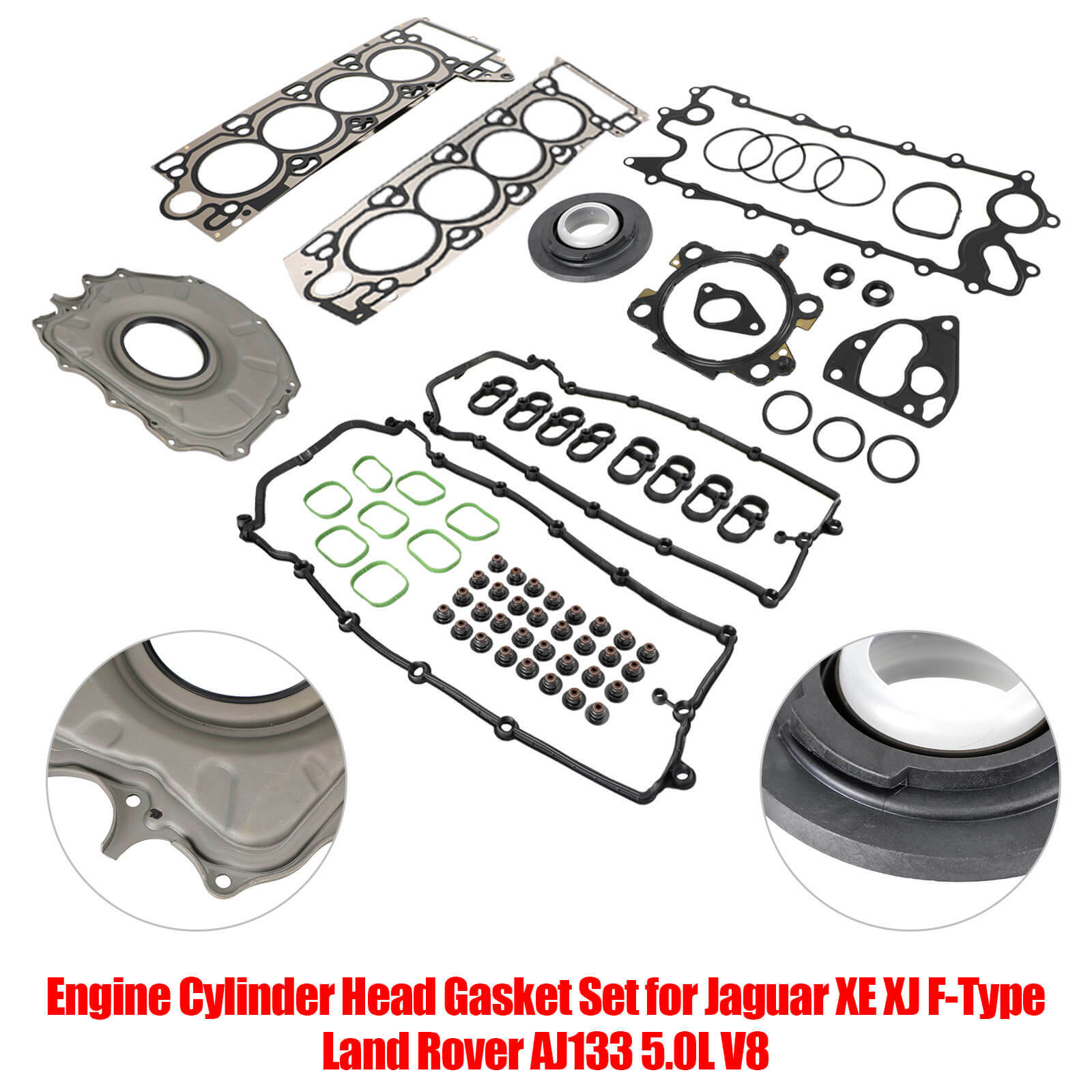 2011-2019 Jaguar XJ 5.0T Engine Cylinder Head Gasket Set