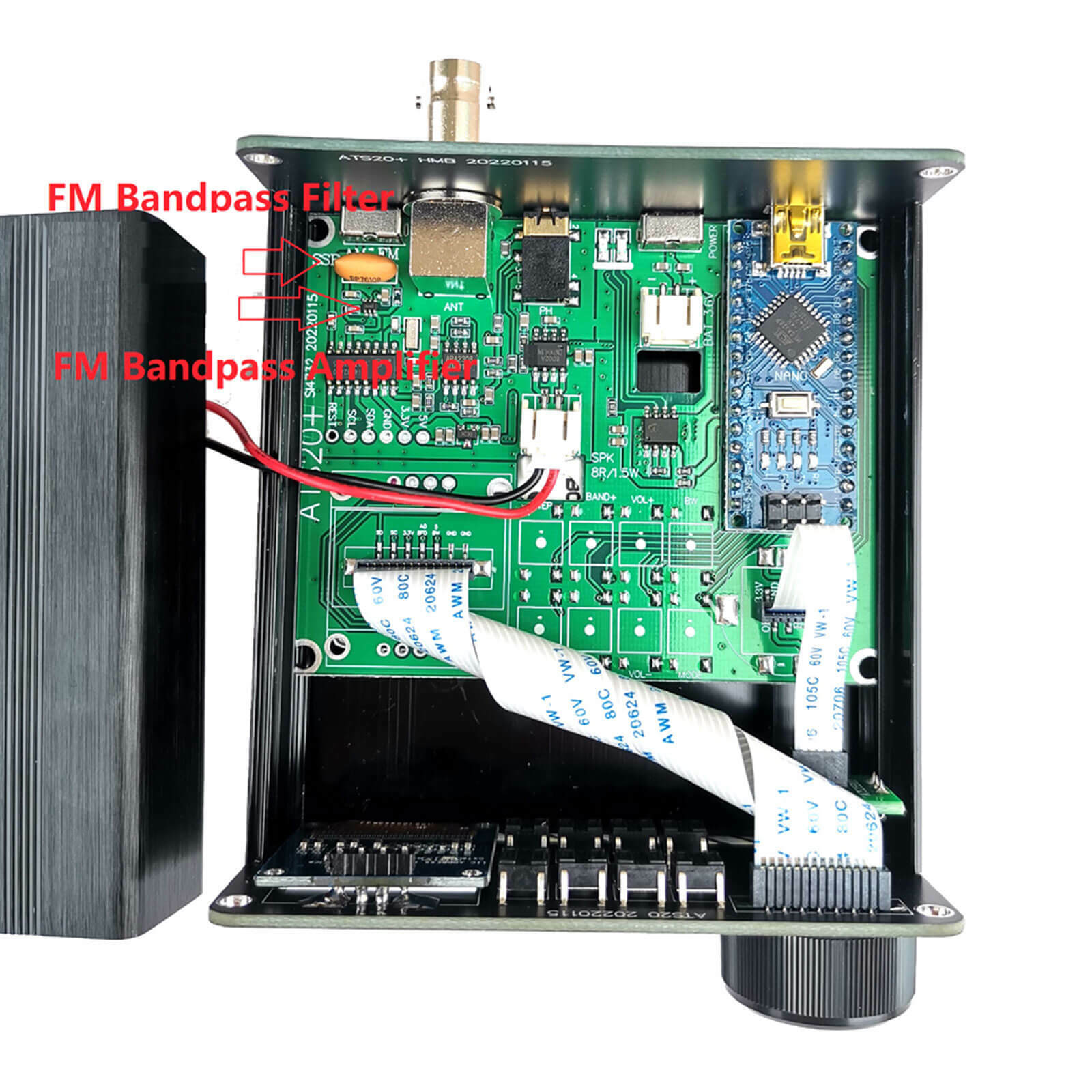 New ATS-20+ Plus ATS20 V2 SI4732 Radio Receiver FM AM (MW & SW) SSB (LSB & USB)