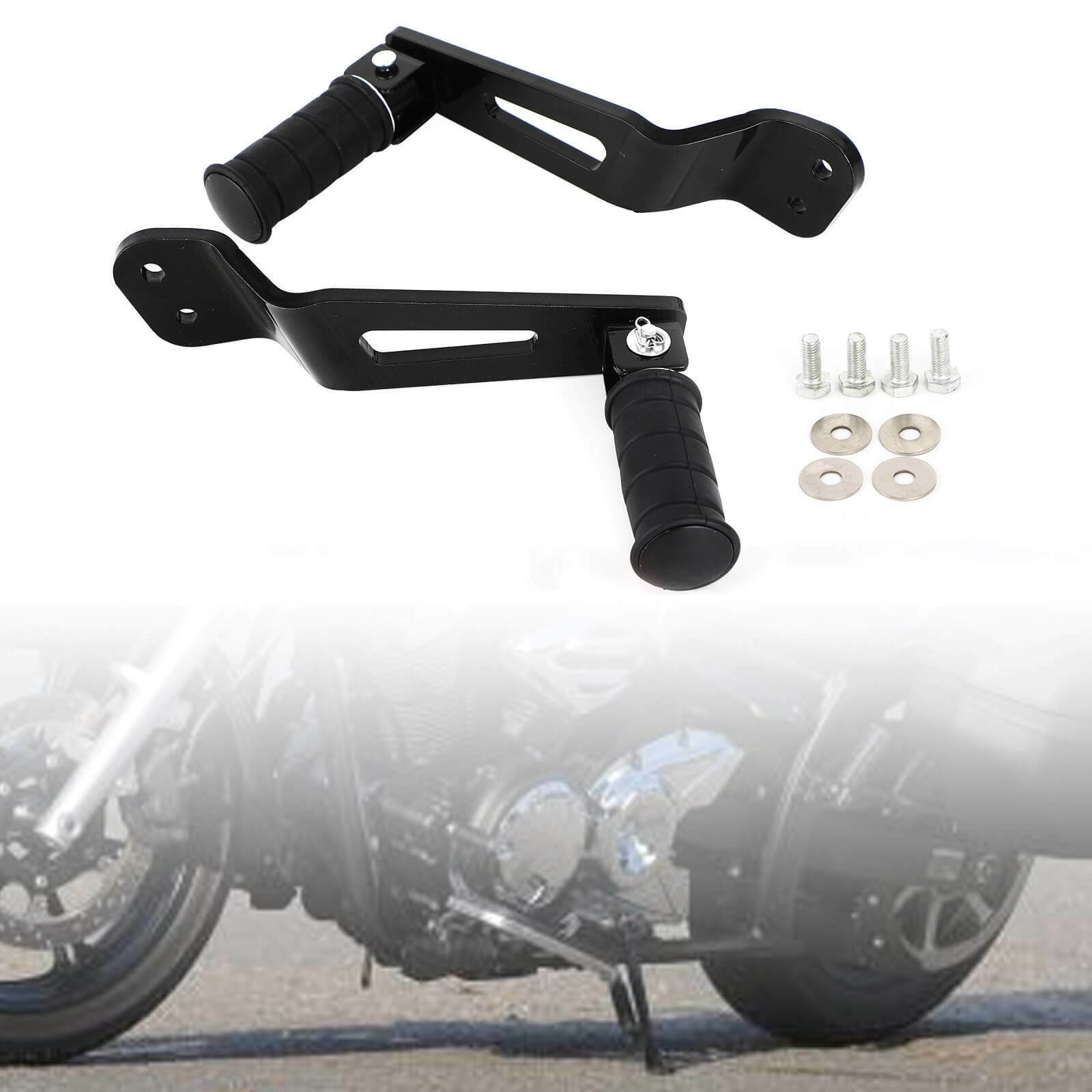 Rear Footpegs Fit for Yamaha Bolt XV950 XVS950 R-Spec 2014-2020 BLK