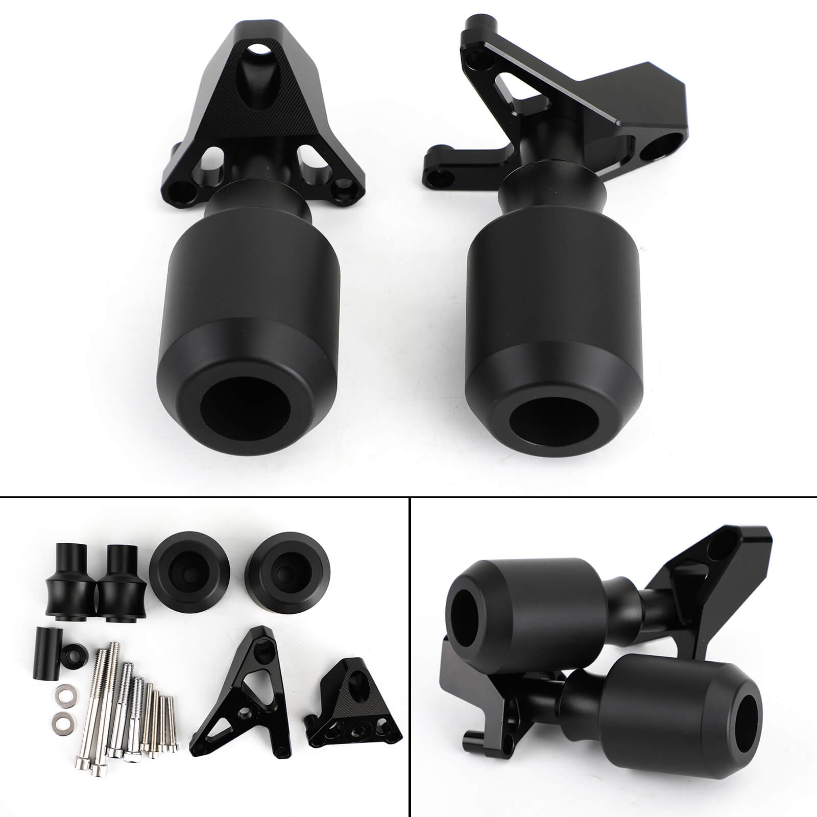 Frame Slider Anti Crash Fit for Honda CB650R CBR650R 19-20 CB650F CBR650F 14-18 Black