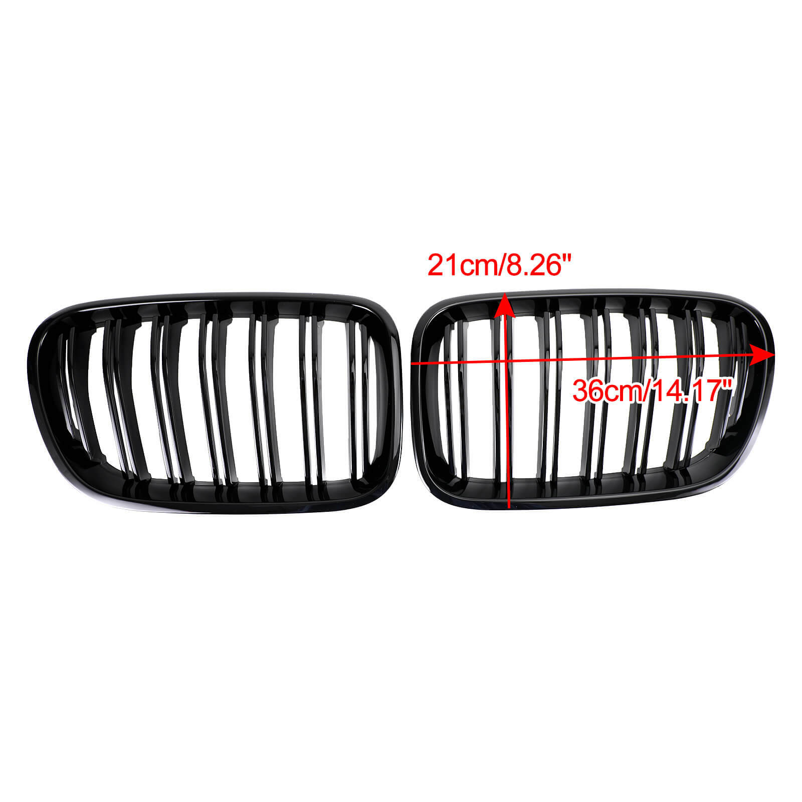 2011-2014 BMW X3 F25 Dual Line Front Bumper Kidney Grille Grill