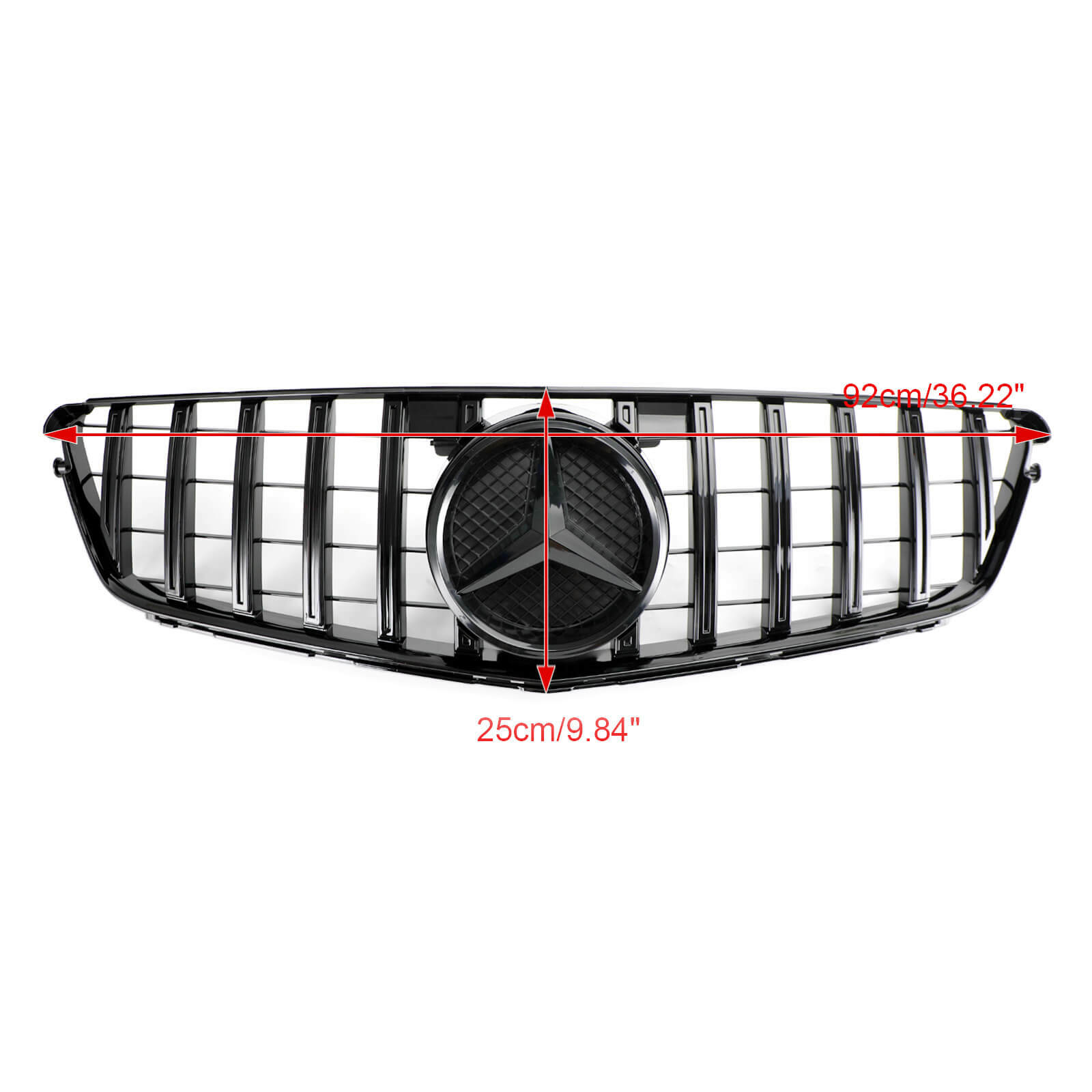 08-14 Mercedes-Benz W204 C-Class GTR Style Front Bumper Grille Grill