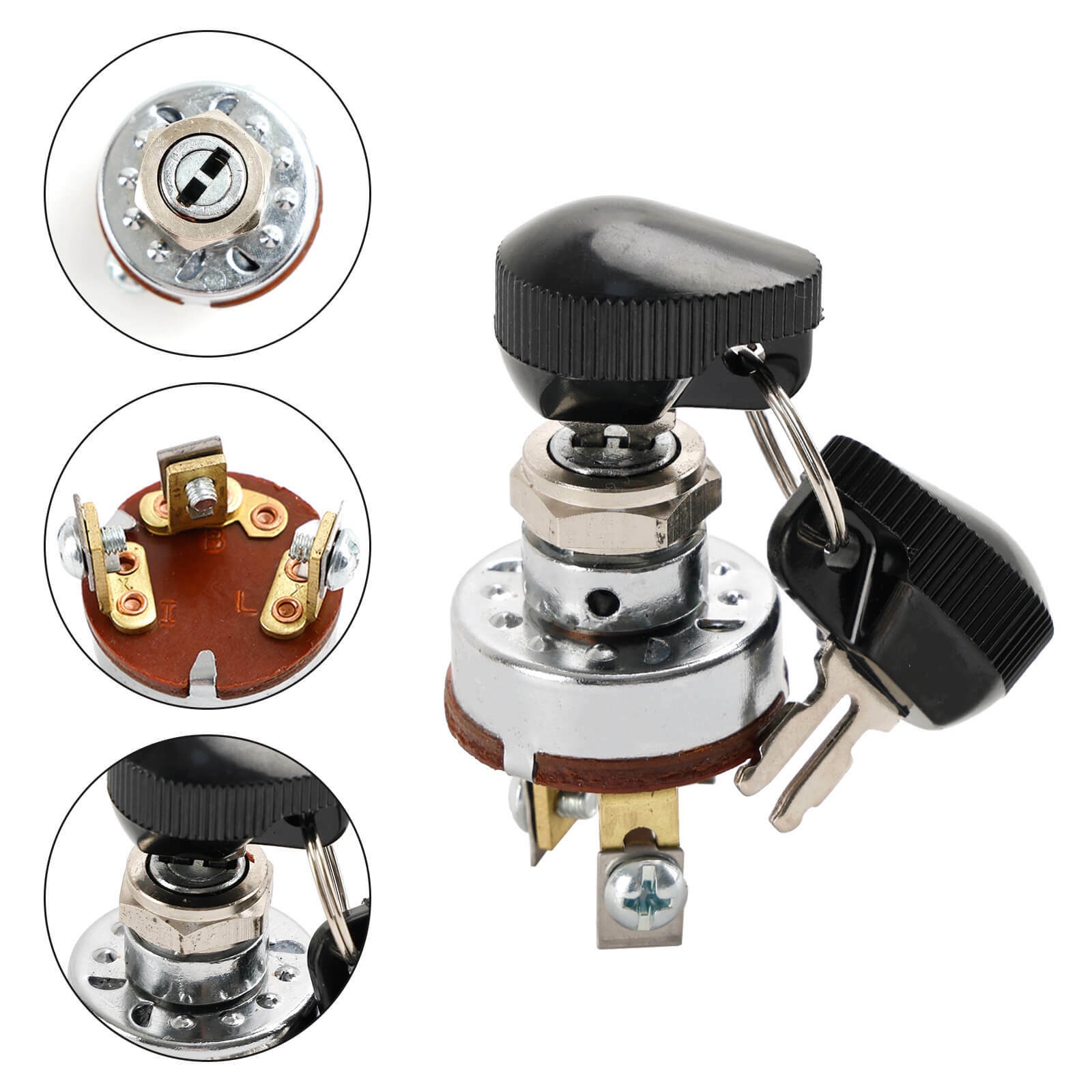 180681M93 Ignition Key Switch For Massey Ferguson Tractor TO20 TO30 TO35 50 65