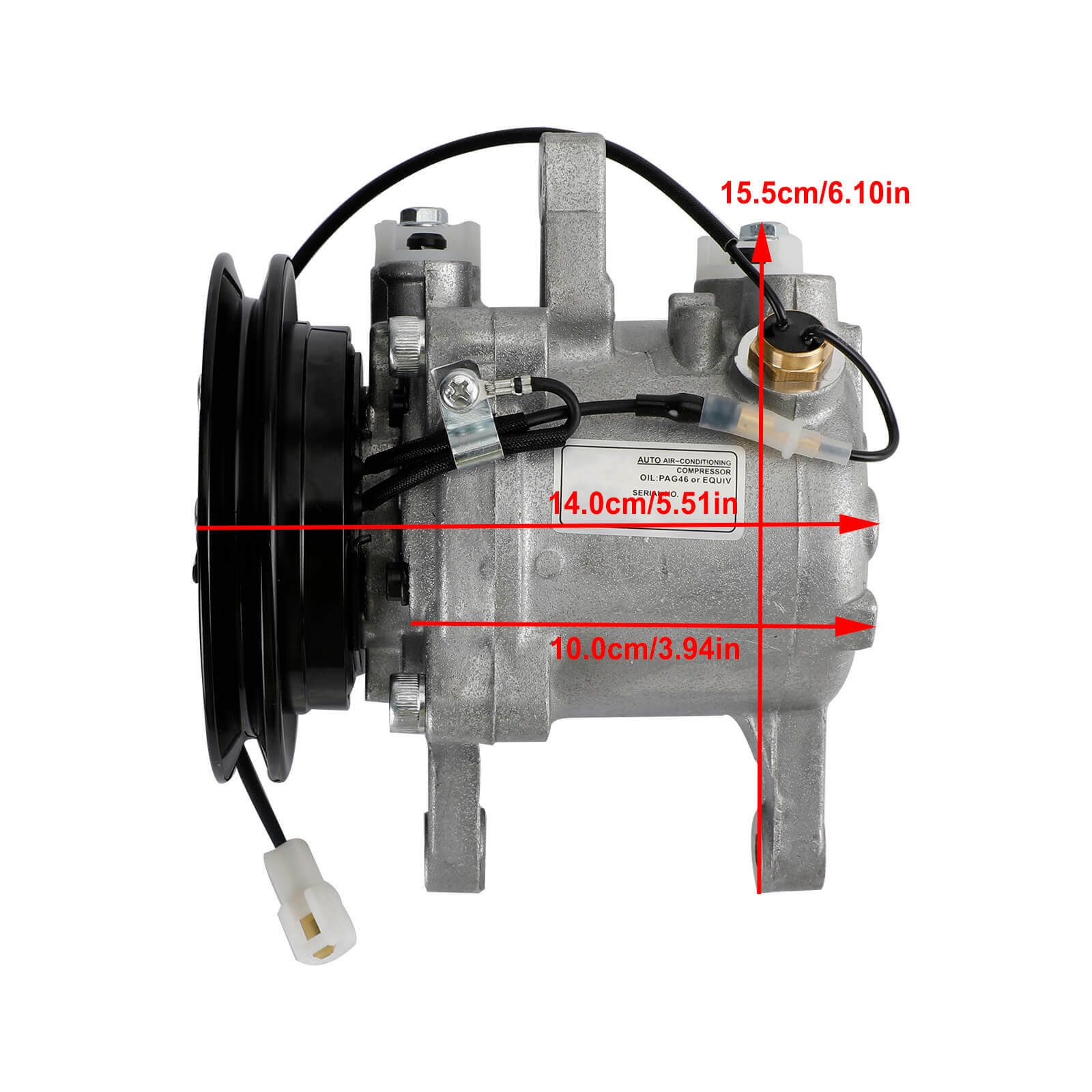 Fits For Kubota M108S M5040 M6040 M7040 M9540 M8540 A/C Compressor SVO7E