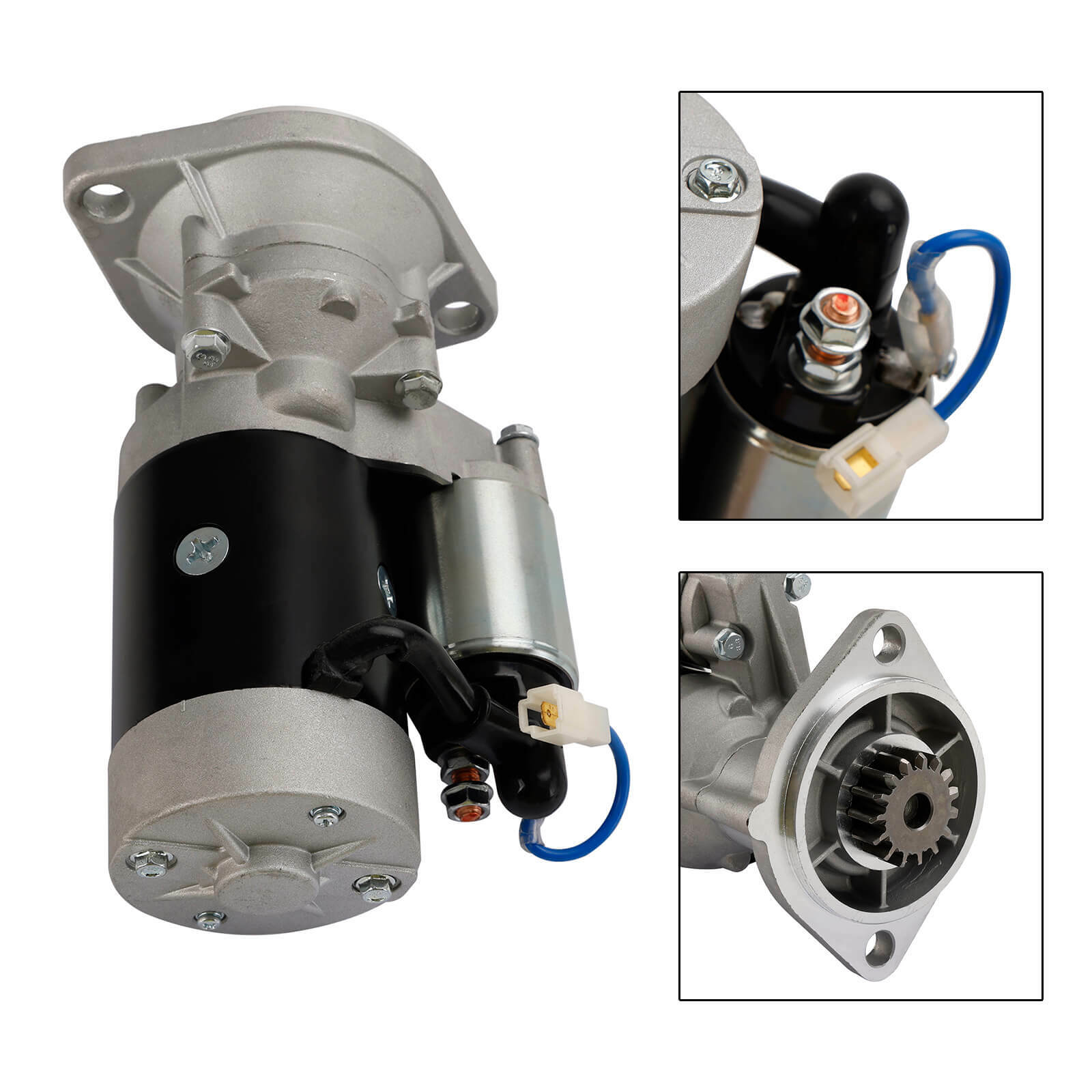 Starter Motor For John Deere Excavator With Yanmar 3TNV88 12V 129136-77011