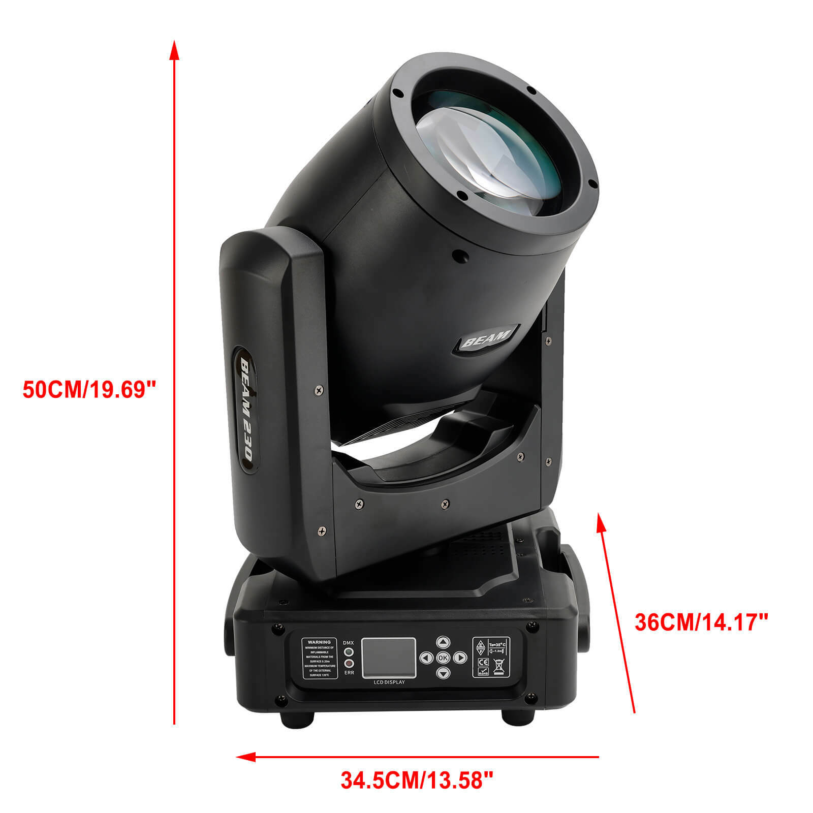 Beam 7R 230W Moving Head Stage Light DMX Beam Wash Light DJ Disco Bar Party