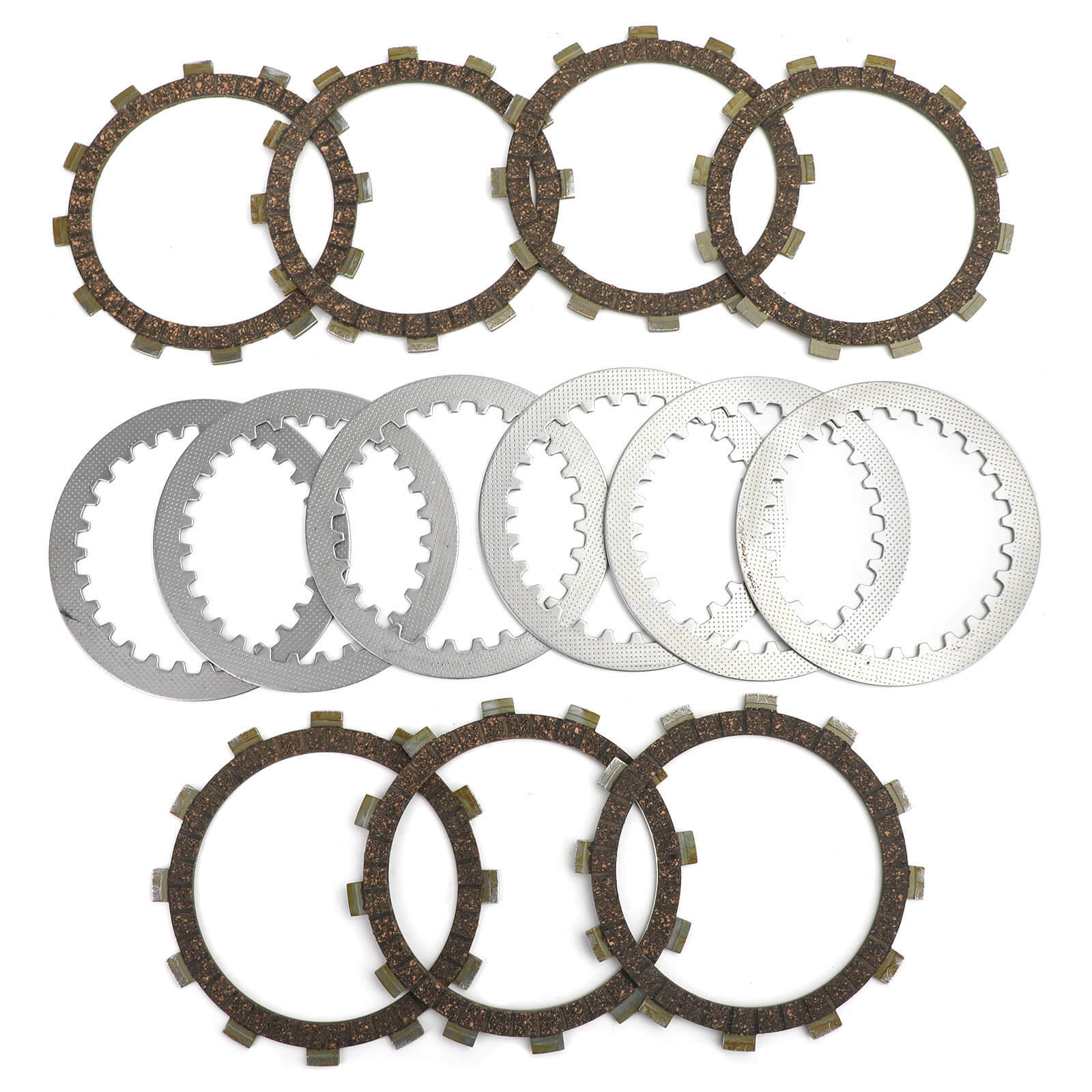 Clutch Plate Kit Fit For Yamaha XS250 3N6 XS400 2F XS400 79 XS400H XS400SH IT465H 81 IT465J 82 
