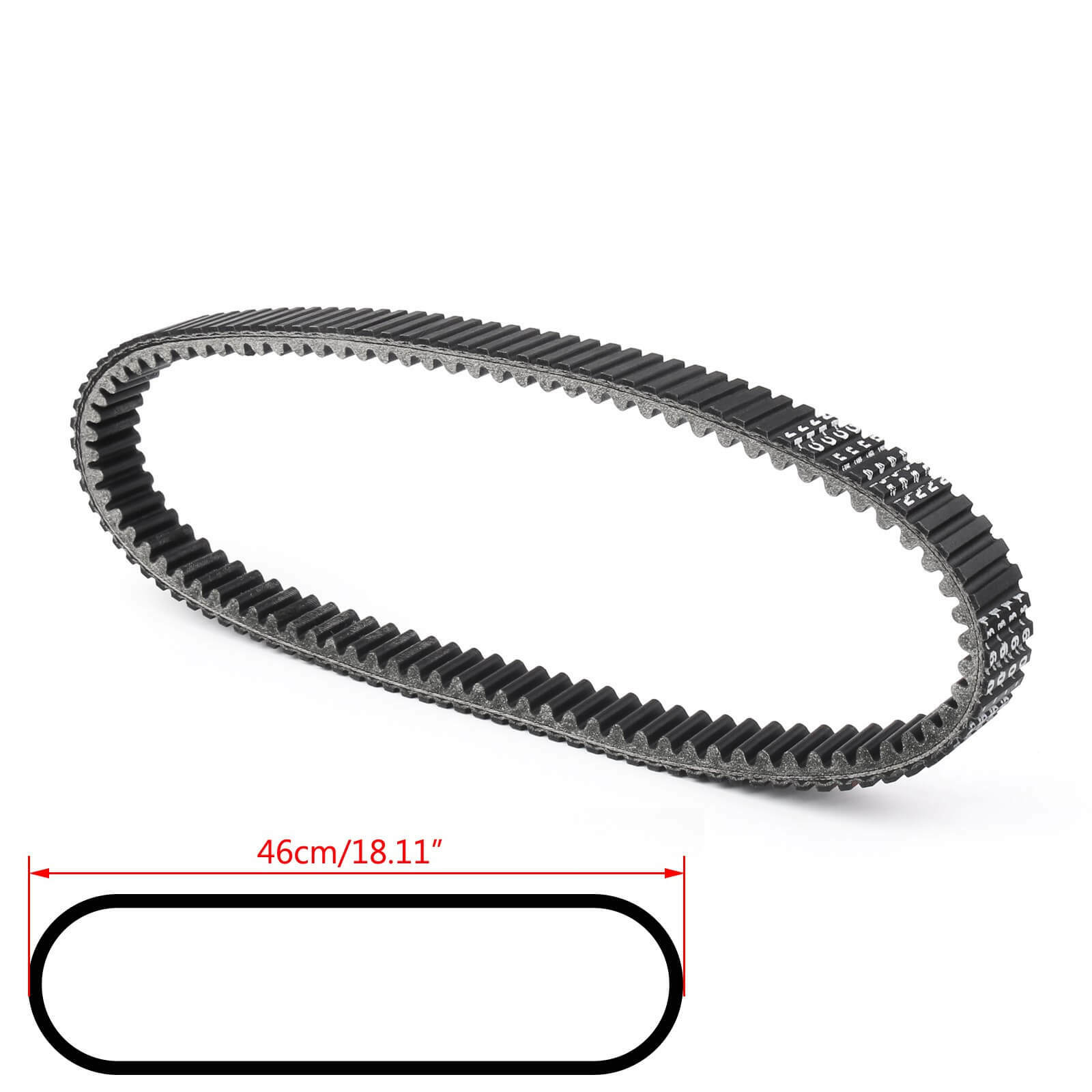 Drive Belt 59011-1066 For Kawasaki KVF400 Prairie 400 4X4 (99-02) Black 