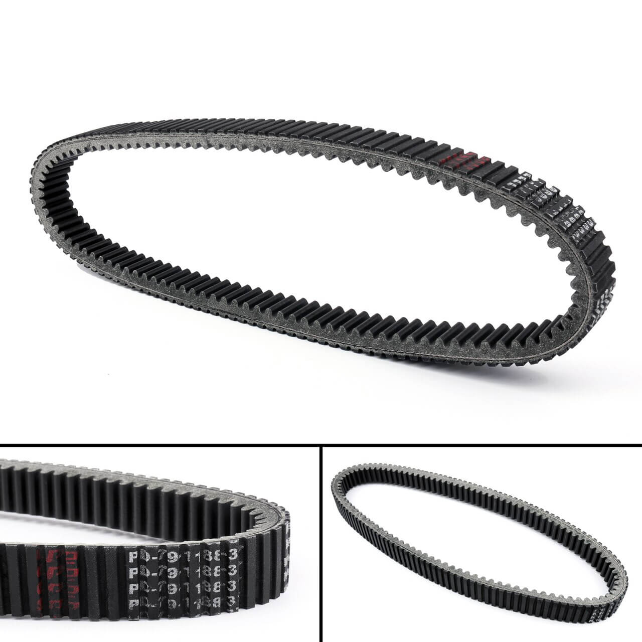 Drive Belt 3211080 For Polaris Ski-Doo Expedition Skandic 05-11 Lynx Expedition TUV V-1300 TUV V-1300 600 SDI Pro 550 SUV TUV 04-12 Black