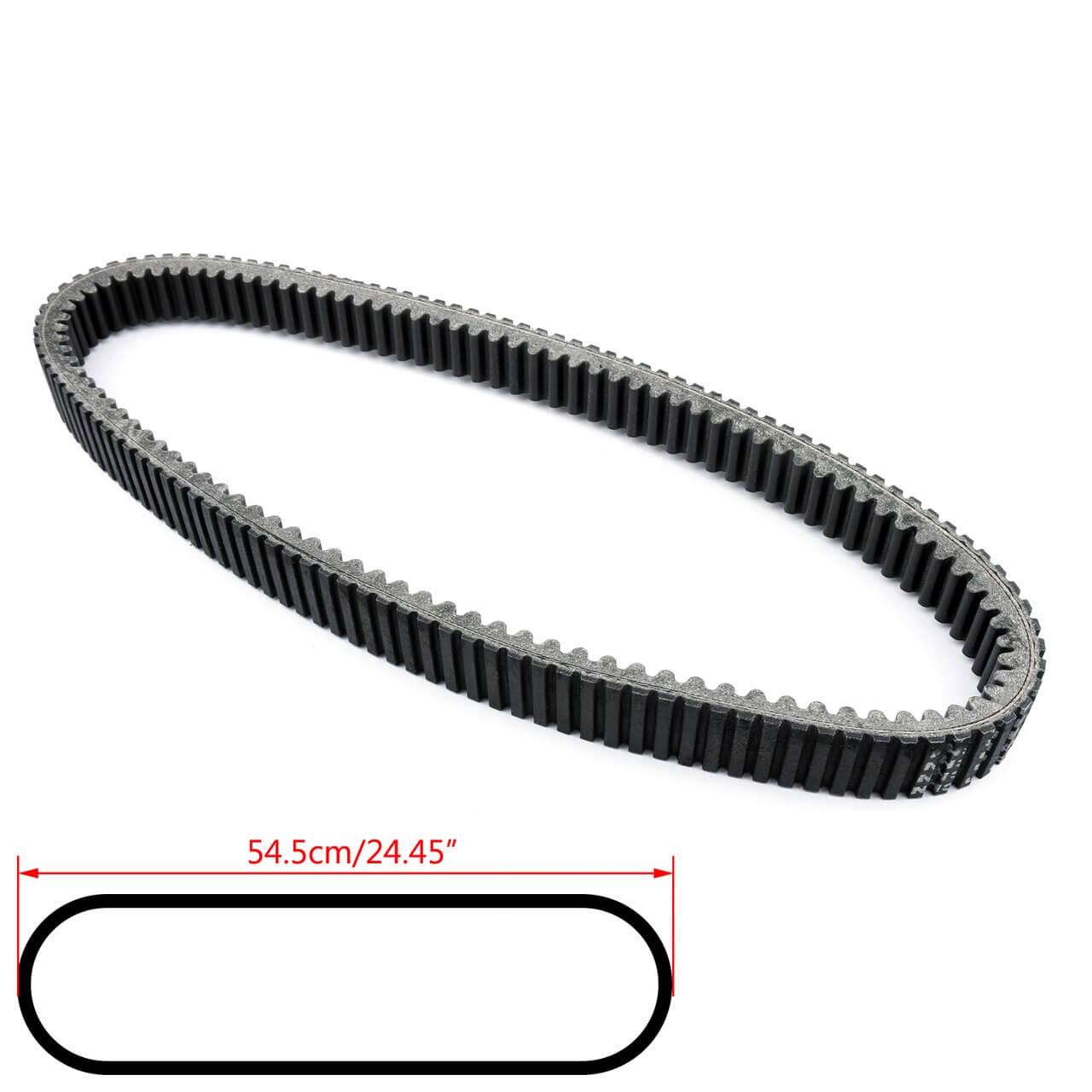 Drive Belt 3211080 For Polaris Ski-Doo Expedition Skandic 05-11 Lynx Expedition TUV V-1300 TUV V-1300 600 SDI Pro 550 SUV TUV 04-12 Black