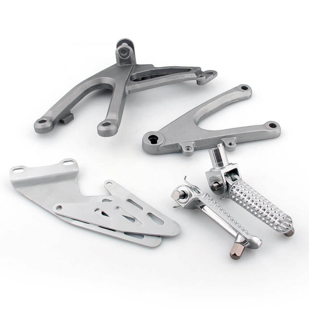 Front Footpegs Footrests Brackets Set Yamaha 5VY-27442-01-00, 5VY-27410-00-00, 4C8-27443-00-00, 5JJ-27461-00-00, 4C8-27445-00-00, 4C8-27446-00-00 