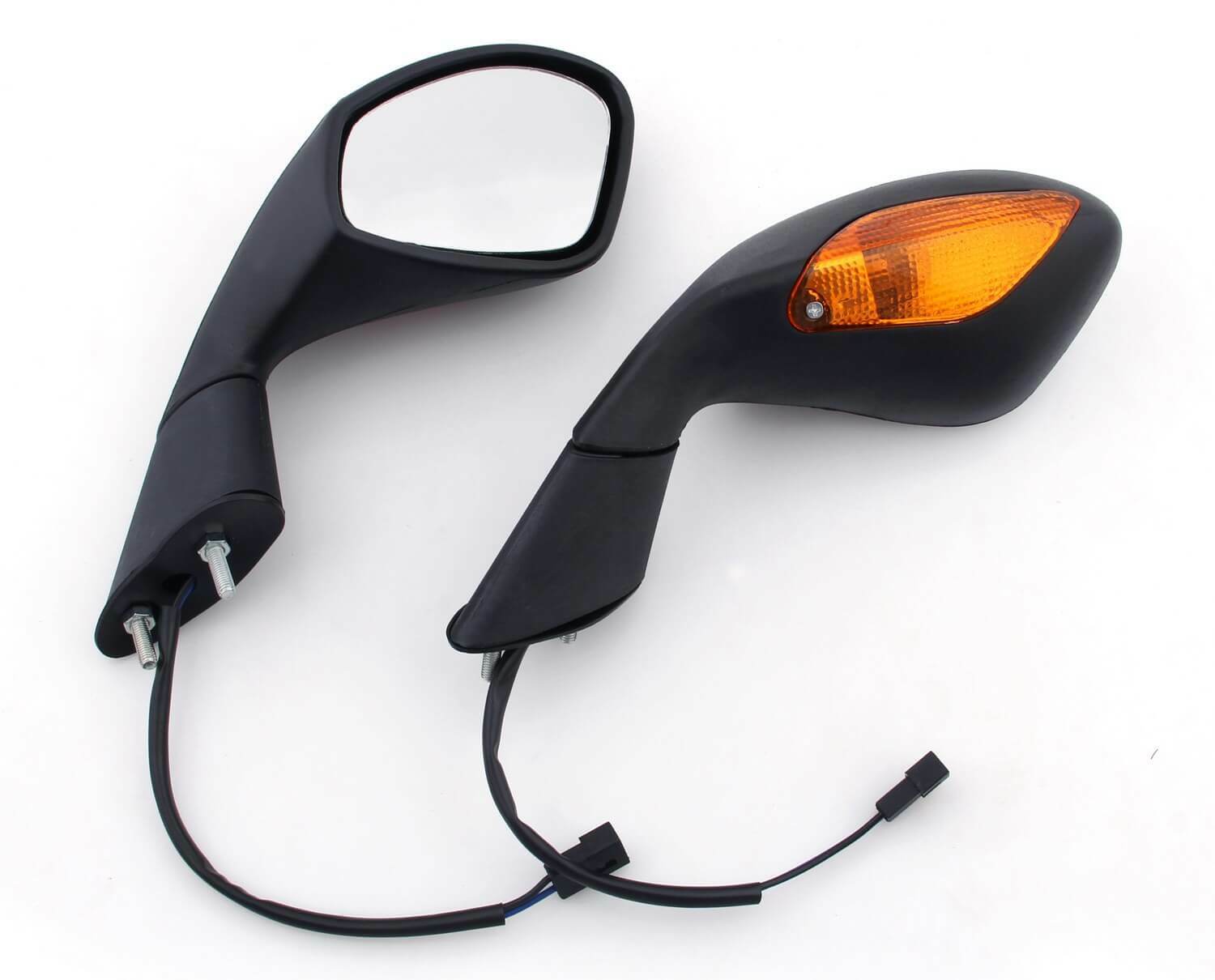 Mirrors Turn Signals Aprilia RSV 1000 (2004-2008) OEM Style Black