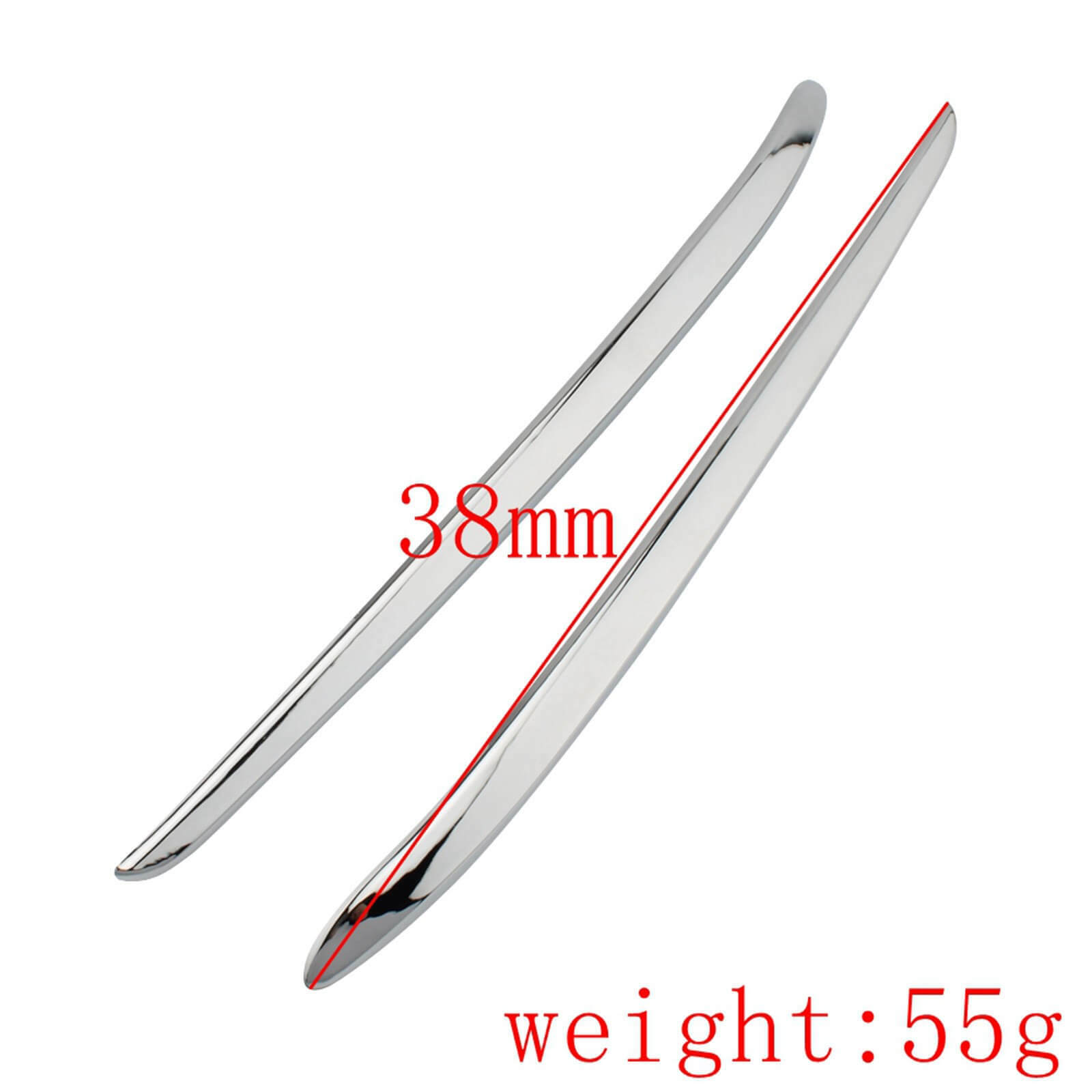Side Panel Storage Box Plating Trim Strip For BMW K1600GTL 2011-2018 SIL