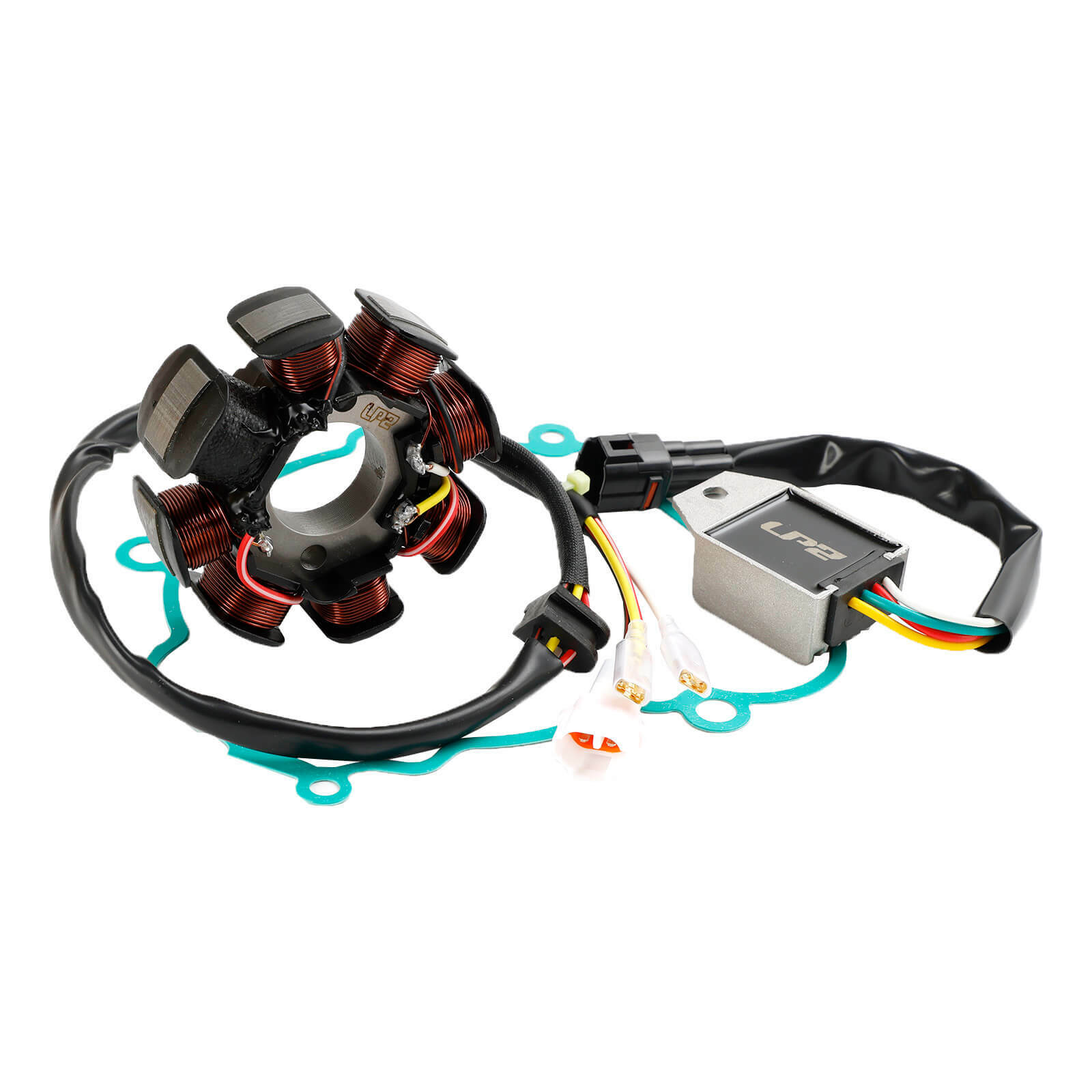 Magneto Coil Stator + Voltage Regulator + Gasket Assy For Beta X-Trainer RR 250 300 Racing 2T 2013-2023