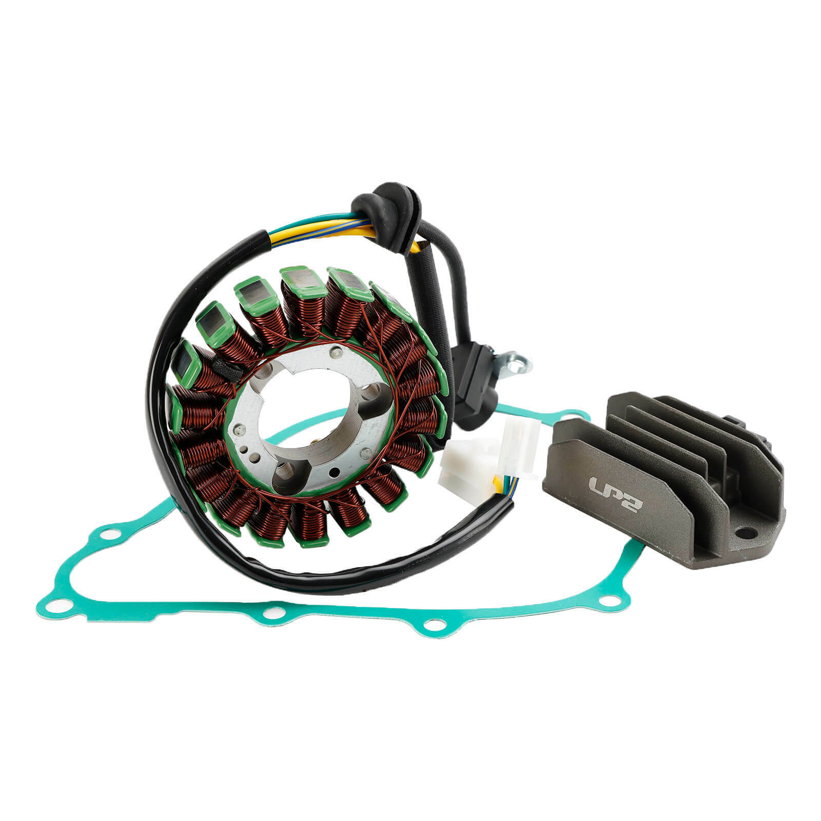 Magneto Coil Stator + Voltage Regulator + Gasket Assy For Honda CB125F GLR 125 1WHF 2015-2016