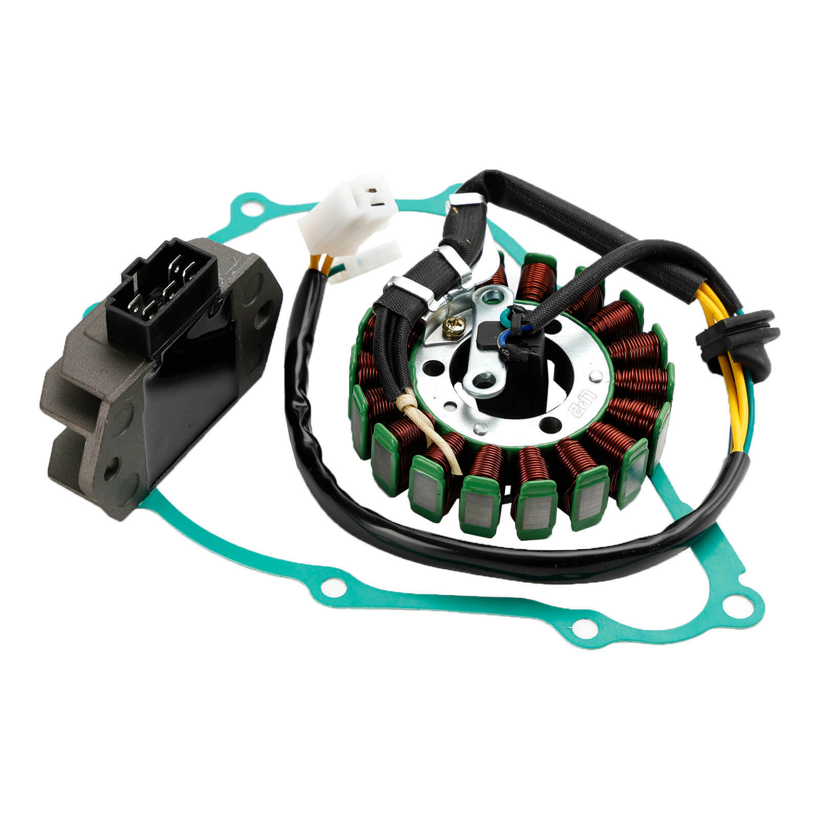Magneto Coil Stator + Voltage Regulator + Gasket Assy For Honda CB125F GLR 125 1WHF 2015-2016