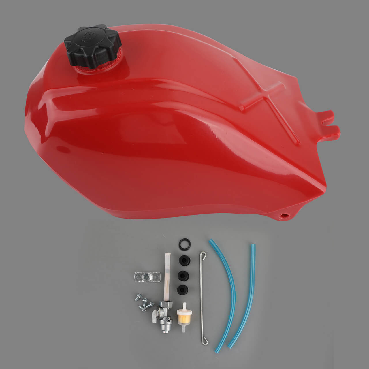 Fuel Tank Gas Cap Petcock Kit Fit For Honda ATC250ES Big Red 250 1985 1986 1987 Three-Wheel ATV