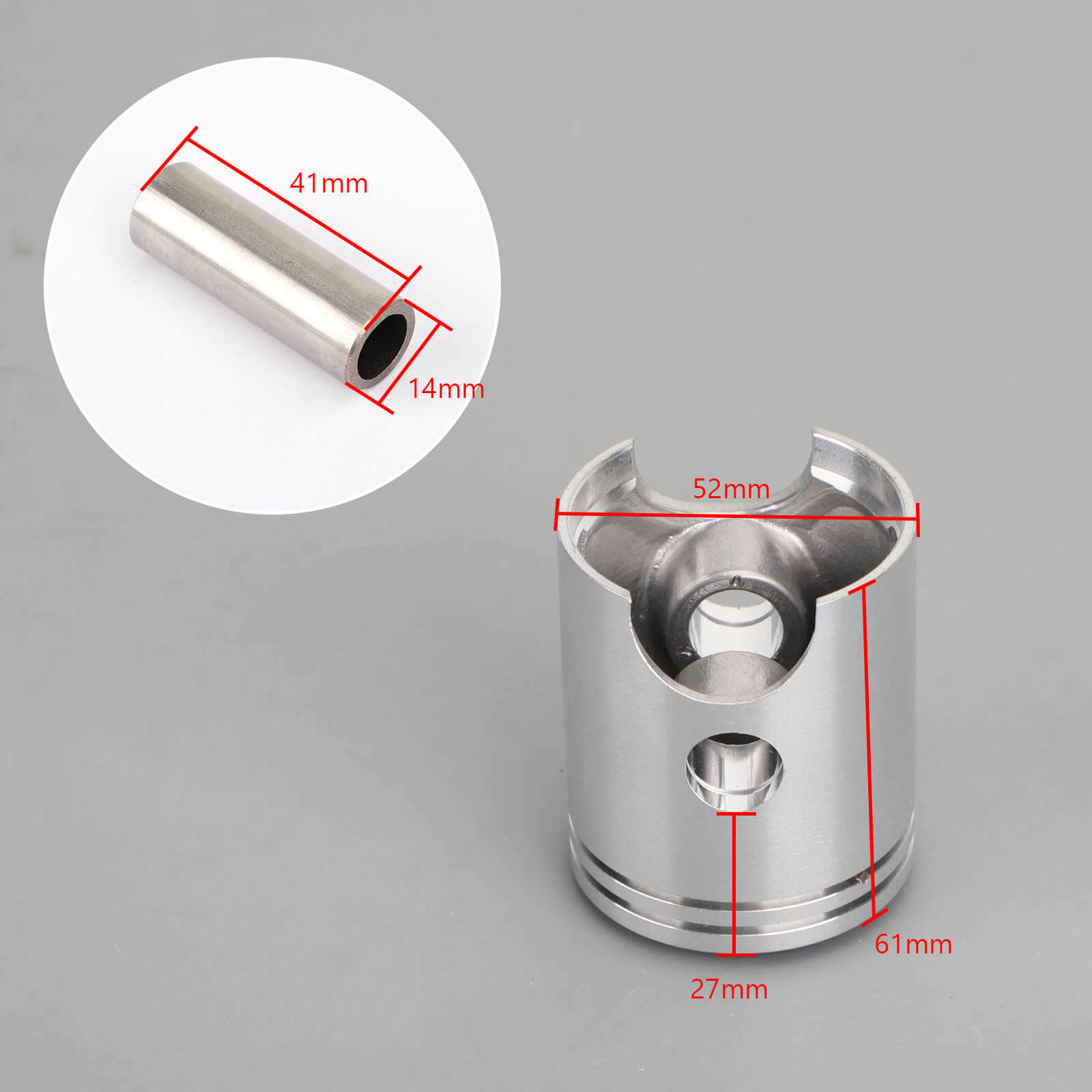 Piston Pin Ring Set Fit For Yamaha YB100 1974-1977 AG100 1996 LT2 LT3 LT2M LT3MX