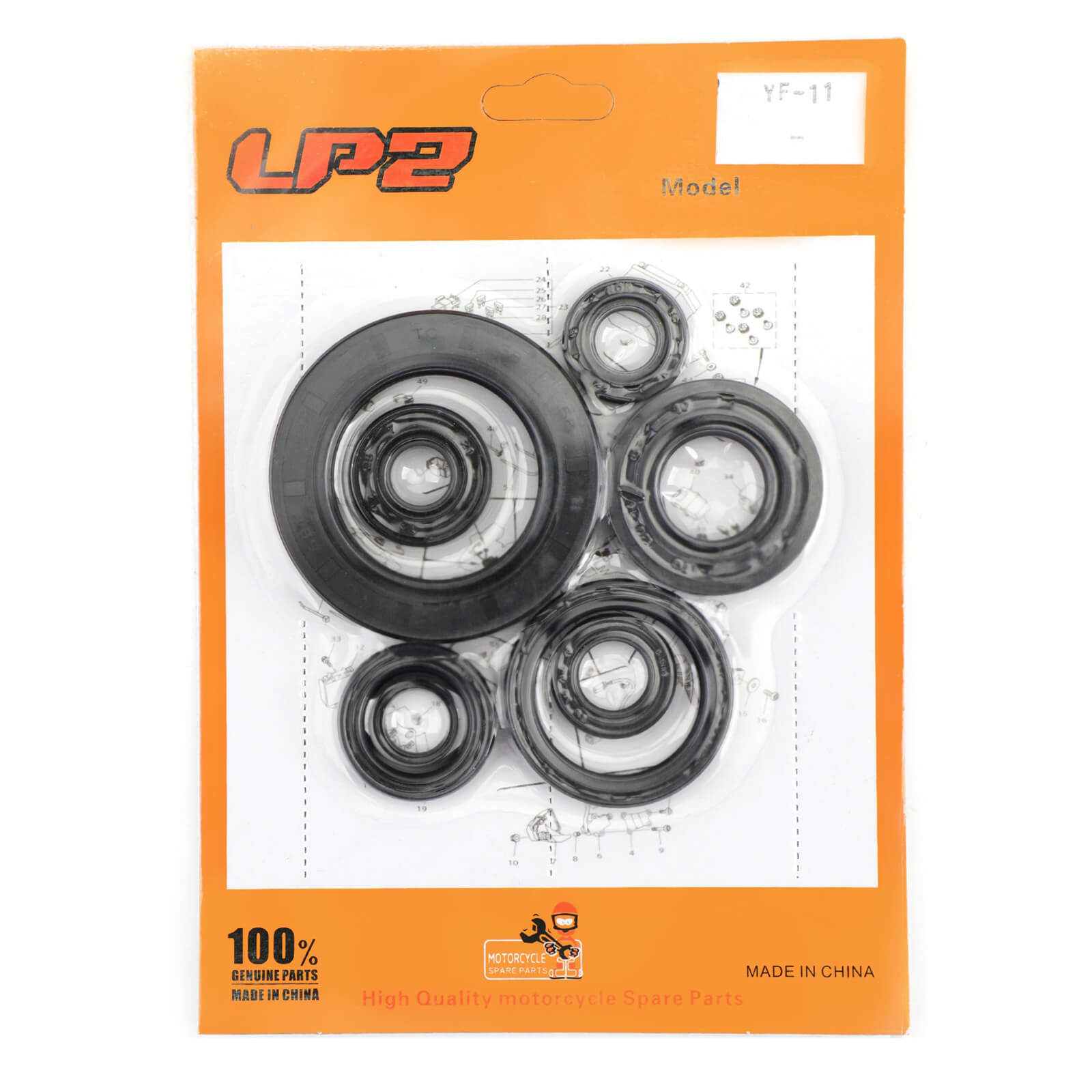 8pcs Engine Oil Seal Kit Set for Honda CR250R 92-01