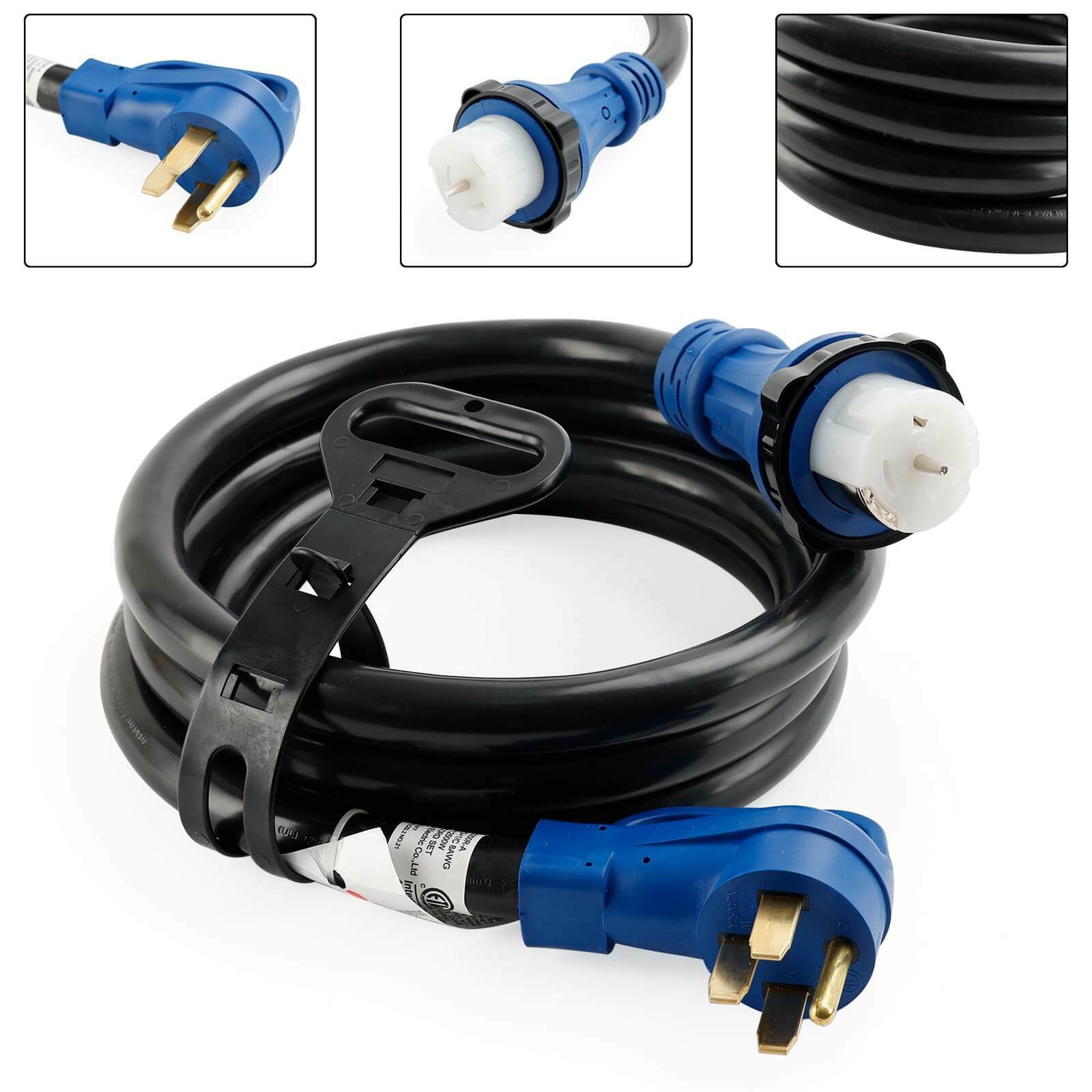UL Listed 50 Amp 10 Ft RV/Generator Cord With Locking Connector For RV Camper