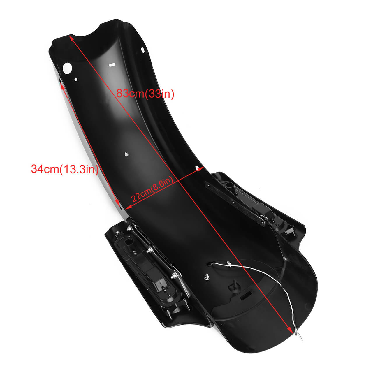 LED Rear Fender System Fit for Harley Road King FLHR Ultra Limited FLHTK 14-20 Road Glide FLTRX 16-20 Black