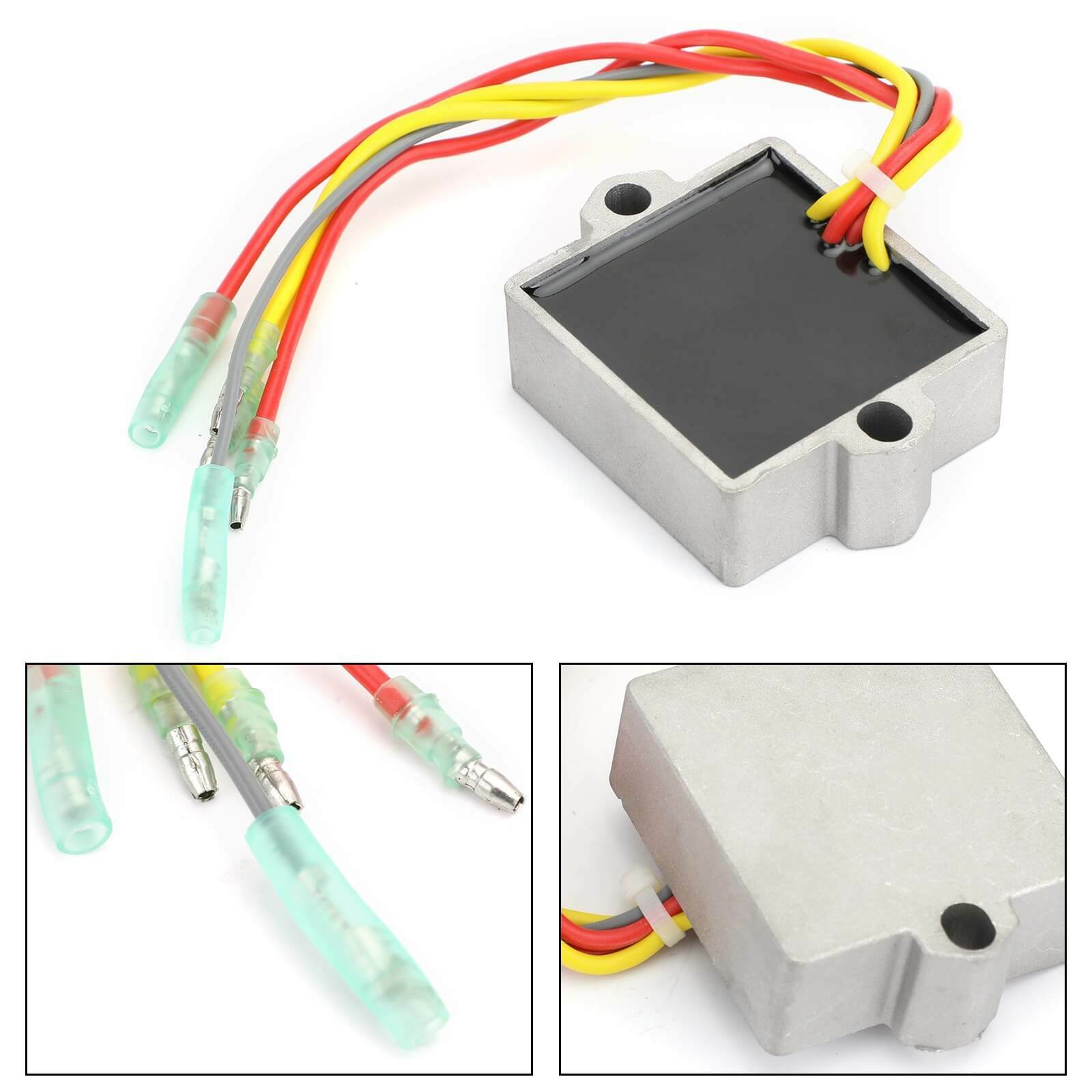 Wire Rectifier Regulator For Mercury 95-05 25-40HP"C2 Cyl 87-07 45-90HP"C3 Cyl 89-06 90-125HP"C4 Cyl 92-00 150-225HP"C6 Cyl