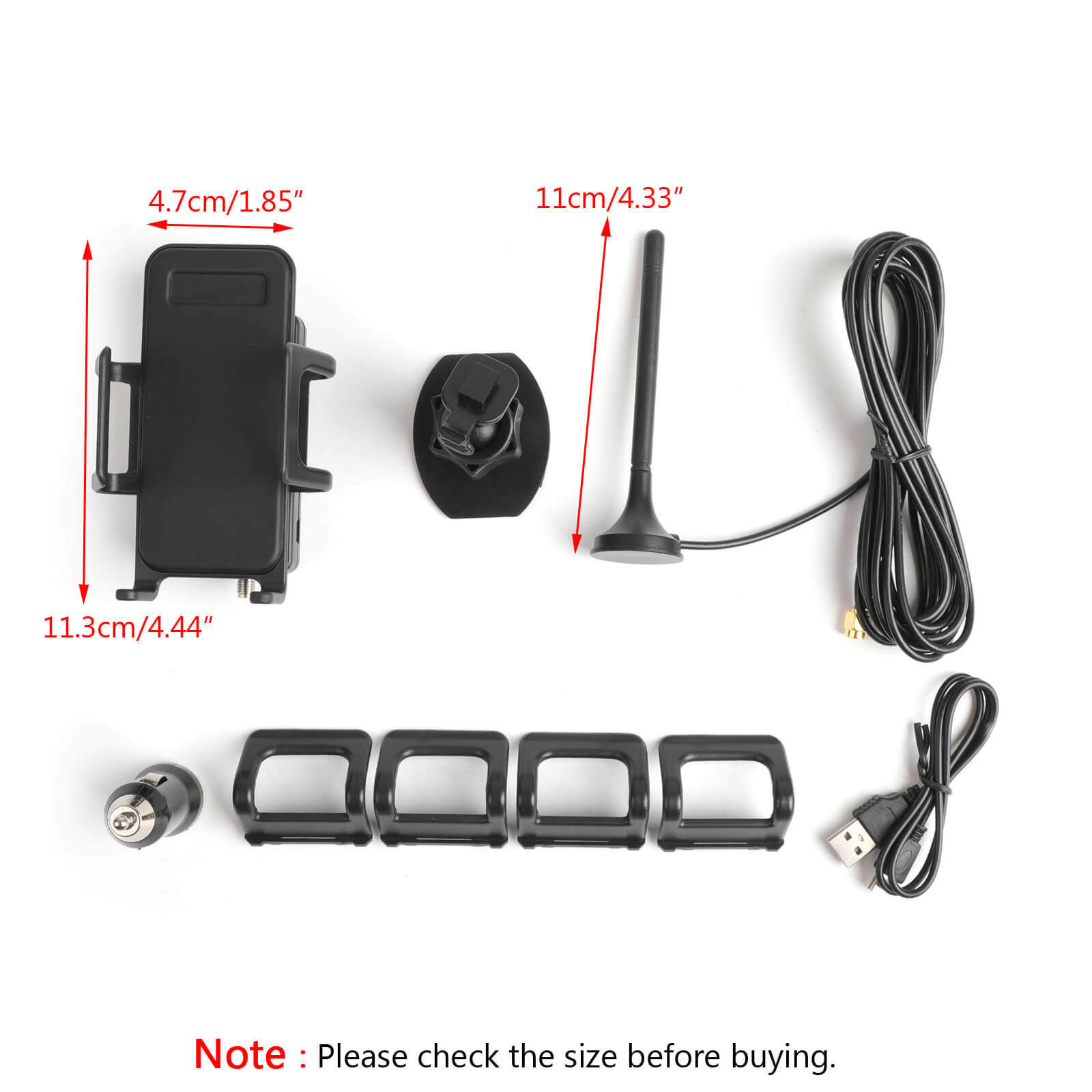 Car Repeater Cradle Phone WCDMA Signal Booster Cell 1900/2100 MHz Kit AT