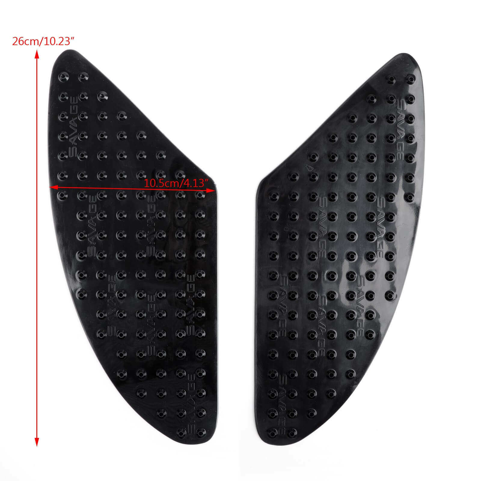 Tank Traction Pad Side Gas Knee Grip Protector Yamaha FZ1 FAZER (01-05) FZ1 FAZER (06-13) FZ8 N/S (12-13) R1 (07-08) R6 (08-12) Black