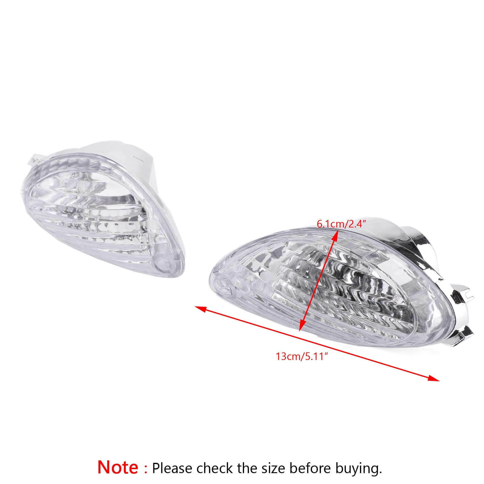 Rear Turn Signals Lens Suzuki Hayabusa GSXR1300 (2008-2012) Smoke