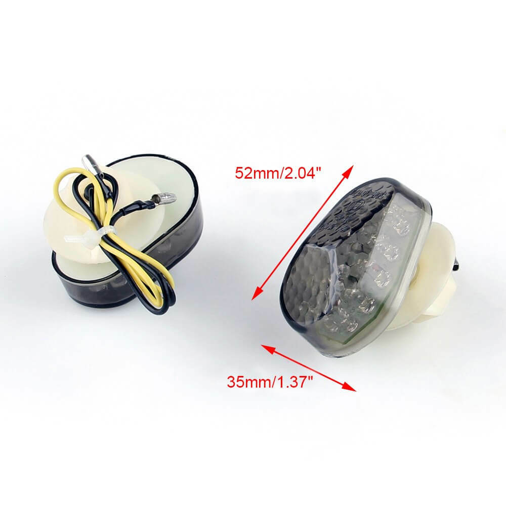LED Turn Signals Kawasaki ZX6R 1998-2013 ZX10R 2004-2013 ZX 7R 9R 12R ZZR600 Smoke