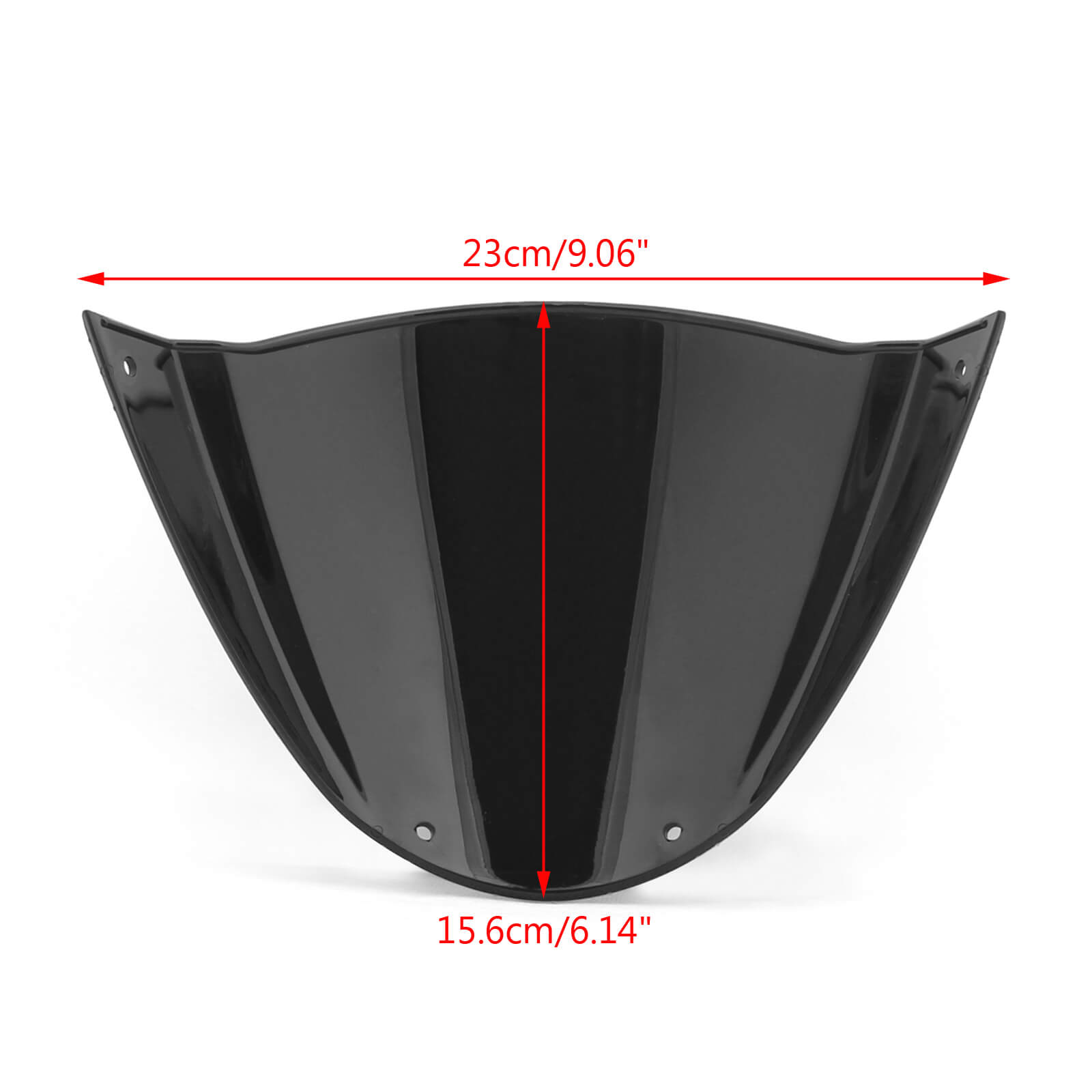 Windshield WindScreen Double Bubble For Ducati Monster 696 659 795 796 Black