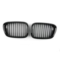 Gloss Black Kidney Grille ABS Matt Mesh BMW 5-Series E39 (2001-2004)