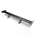 Universal Hatch Adjustable Aluminum GT Rear Trunk Wing Racing Spoiler, Black 14