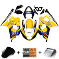 Amotopart Fairings Suzuki GSXR 600 750 Yellow Blue Corona GSXR Racing (2004-2005)