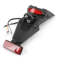 LED Rear Fender Brake Tail Light Off-road Motocross Dual Sport Pit Dirt Bike NEW