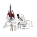 Spike Air Cleaner Intake Filter Kit Harley Davidson EFI Twin Cam Softail Dyna Touring Rocker Crossbones