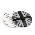 Wheel Center Hub Cap Emblem Badge decal Black Union Jack UK Flag Mini Cooper