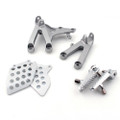 Front Footpegs Footrests Brackets Set Honda CBR600RR (07-12) 50600-MFJ-D00, 50660-MFJ-305, 50665-MFJ-305, 50700-MFJ-D00, 50607-MEE-010, 50707-MEE-000