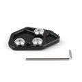 Kickstand Shoe Extension Plate Pad Side Stand BMW K1200S (05-08) K1200R (05-08) K1300S (09-14) K1300R (09-14) Black