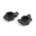 Motorcycle 7/8" HandleBar 10MM Thread Mirror Mount Holder Clamp Adaptor Black