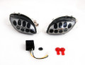 Front Indicators Flush Mount LED Turn Signals Suzuki Hayabusa GSX1300R (1999-2007), Smoke