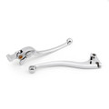 OEM Style Brake Clutch Levers Set Kawasaki ZX6RR, ZX6R-636 (2003-2004) Chrome