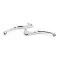 Skull Style Brake Clutch Levers Set Yamaha XV700 (1985-1987) Chrome