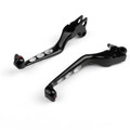 Skull End Vented Style Brake Clutch Levers Set Harley Davidson FLHR Road King Models, Ultra and Touring Models (1996-2007)