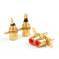 Mad Hornets 40PCS Gold Plated RCA Phono Chassis Panel Mount Female Socket